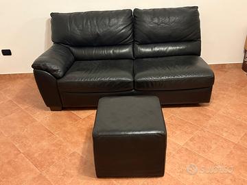 divano in vera pelle 