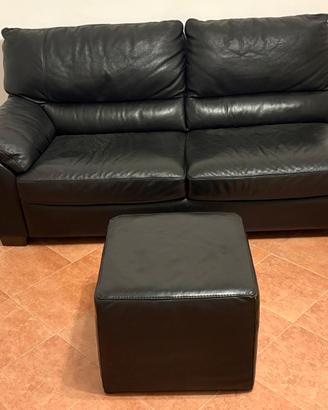 divano in vera pelle 