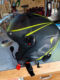 casco jet per scooter e moto 