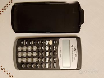 Calcolatrice BA II plus Texas instruments
