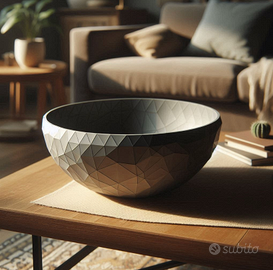Ciotola Design Geometrico Centro Tavola Moderno