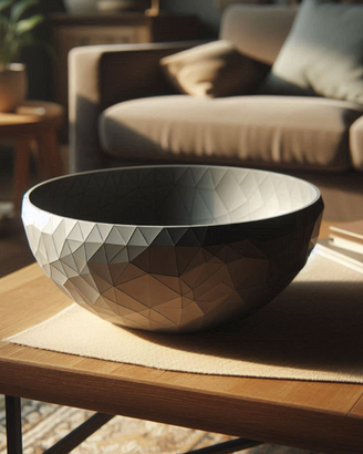 Ciotola Design Geometrico Centro Tavola Moderno