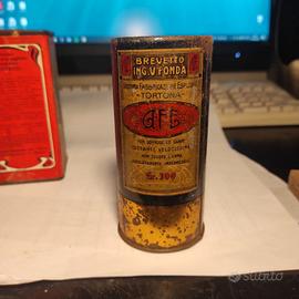 Scatola vuota vintage Fonda polvere