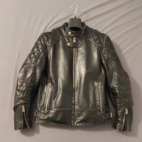 Giacca moto pelle Rev'it Lane Nero