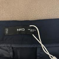 Pantaloni elganti blu mango