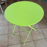 Tavolo tondo pieghevole