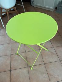 Tavolo tondo pieghevole