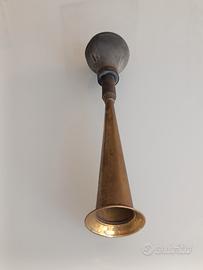 Tromba a peretta in ottone funzionante bici/auto
