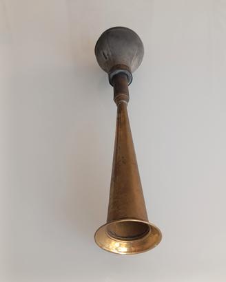 Tromba a peretta in ottone funzionante bici/auto