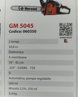 motosega 