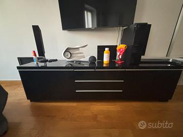 Mobile TV IKEA Besta Burs nero – buone condizioni