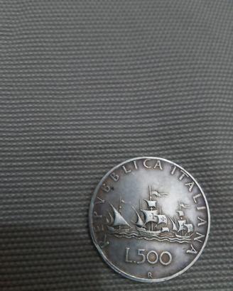 moneta da 500 lire del 1960