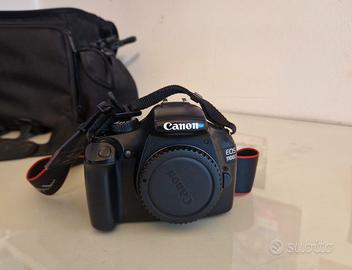 Canon EOS 1100D + batteria e alimentatore