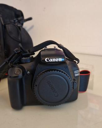 Canon EOS 1100D + batteria e alimentatore