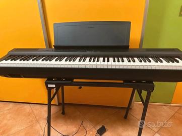 Yamaha p-125 pianoforte digitale con 88 tasti nero