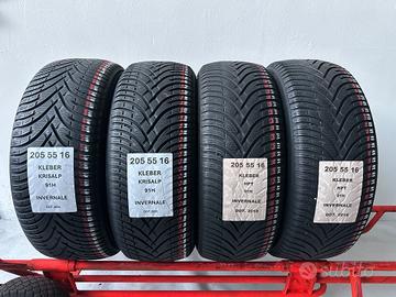 4 gomme 205 55 16 KLEBER INVERNALE