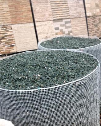 Ciottoli cubetti tufo pavimenti pietra da giardino