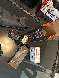 Flash Neewer TTL + Raio frigger + timer remote