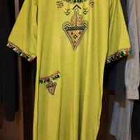 Caftano/ Kaftano Berbero Amazigh Verde Lime 