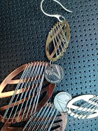 orecchini in acciaio 