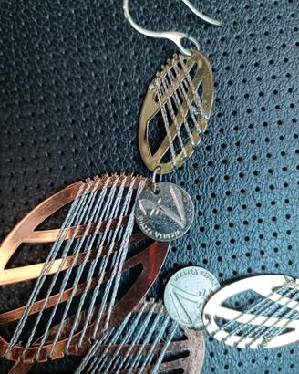 orecchini in acciaio 