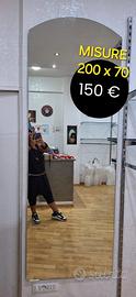 SPECCHIO GRANDE con telaio in legno