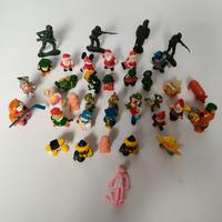 Serie di Pupazzetti in Plastica Vintage 