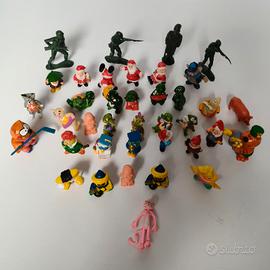 Serie di Pupazzetti in Plastica Vintage 