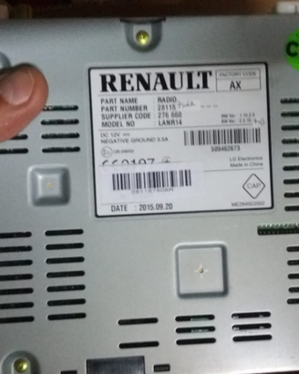 Autoradio Renault New Megane
