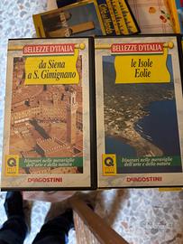 Lotto 5 VHS Italia Arte e Archeologia De Agostini 