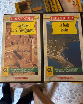 Lotto 5 VHS Italia Arte e Archeologia De Agostini 