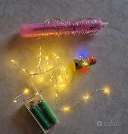 Luci a LED: Tre fili luminosi a LED,