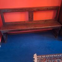 panca antica di chiesa