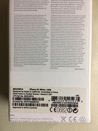 Iphone 4 s bianco 16 gb con scatola