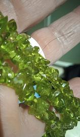 collana vintage nuova in ambra