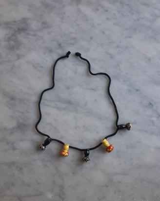 Collana etnica africana con ciondoli