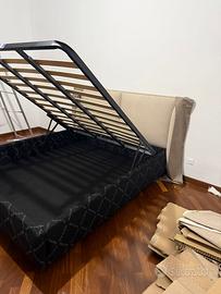 Letto matrimoniale contenitore