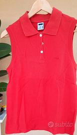 Maglia polo da donna senza maniche, perfetta per u