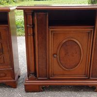 Coppia di Armadietti/Comodini in Legno Massello