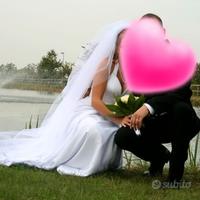 Abito da sposa elegante taglia 42 + velo