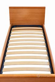 Letto singolo con rete a doghe