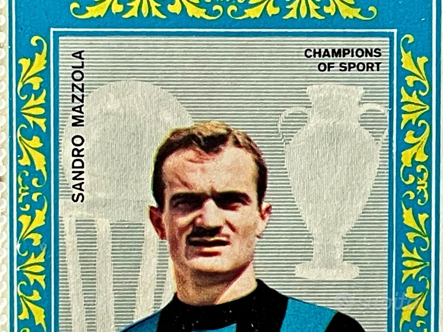 Carte Postale Panini – Sandro Mazzola (Inter Milan) – Originale Neuve – RARE