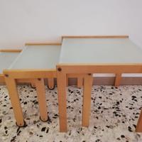 Tavolini in vetro