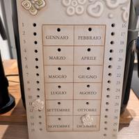 THUN - Calendario Perpetuo da Parete in ceramica