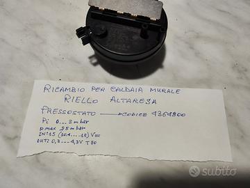 Pressostato caldaia murale Riello Altaresa