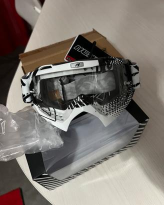Mascherina per casco motocross/mtb/neve