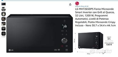 forno a microonde LG MH7265DPS Forno Microonde Sma