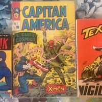 Lotto fumetti anni 60 Tex-Diabolik-Capitan America