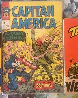 Lotto fumetti anni 60 Tex-Diabolik-Capitan America