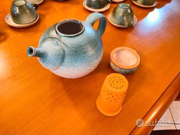 Servizio tè ungherese artigianale 13 pz – 6 tazze
